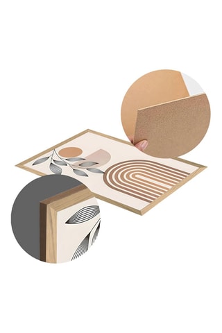 3 quadri in legno massiccio - 33 x 48 cm