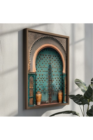 Dipinto decorativo con cornice in MDF Xavierr - 35 x 47 cm