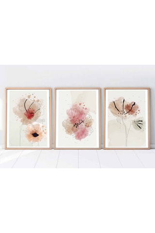 Trittico in MDF Henriette - 50 x 70 cm