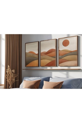 Trittico in MDF Lillian - 105 x 47 cm