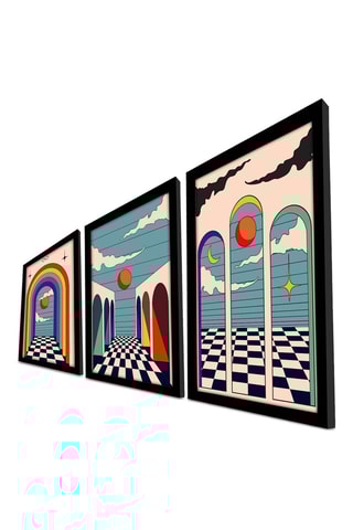 3 quadri - 38 x 53 cm