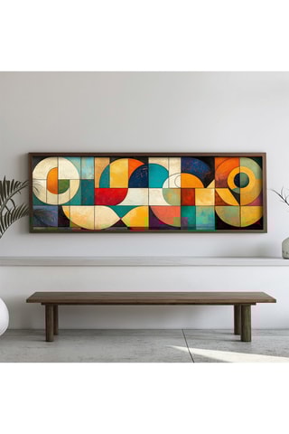 Grenenhouten Wanddecoratie - 40 x 120 x 3,5 cm