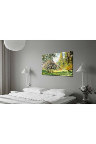 Wanddecoratie "Het park Monceau" Claude Monet - 70 x 100 cm