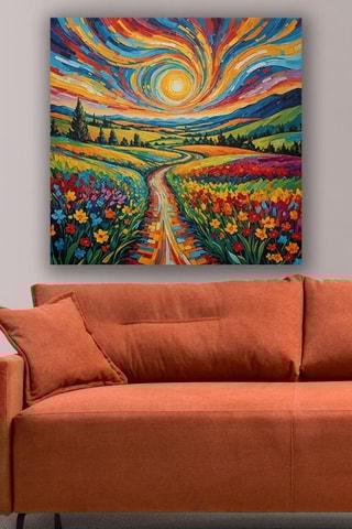 Wanddecoratie - 70 x 70 cm