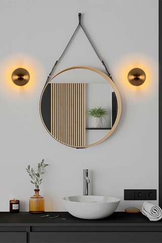 Wandlamp Fungal - Goudkleurig - 10 W 