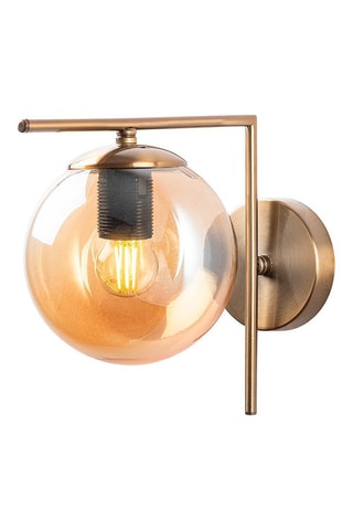 Wandlamp - Koperkleurig en Wit