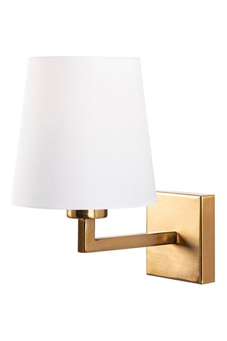 Applique Profil  - Dorato e bianco - 100 W