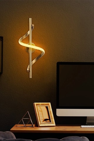 Ledwandlamp Likma - Goudkleurig - 11 W