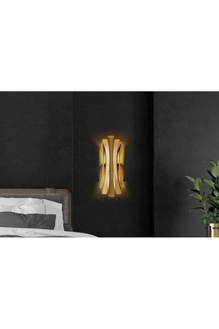 Wandlamp Linea - Goudkleurig - 2 x 40 W