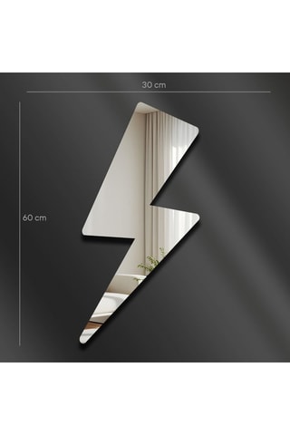 Spiegel - 60 x 30 cm - Zilverkleurig