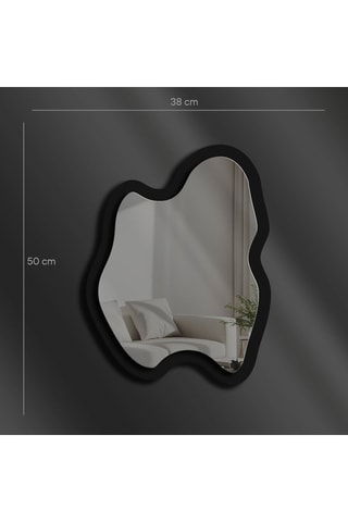 Spiegel - 38 x 50 cm - Zwart