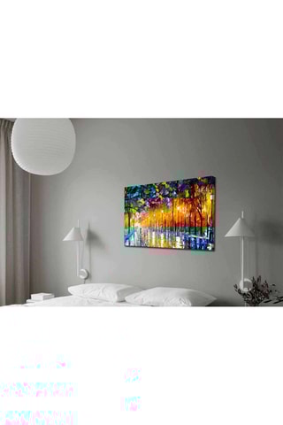 Wanddecoratie "Misty Mood in the Park" Leonid Afremov - 70 x 100 cm