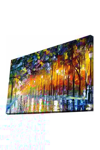Wanddecoratie "Misty Mood in the Park" Leonid Afremov - 70 x 100 cm