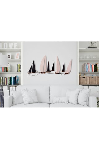 Wanddecoratie Zwart en Ecru