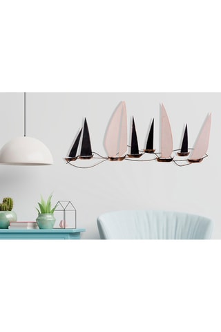 Wanddecoratie Zwart en Ecru