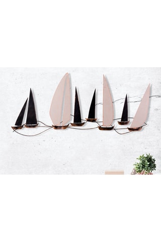 Wanddecoratie Zwart en Ecru