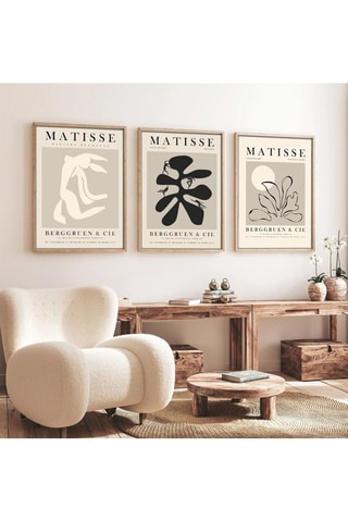 3 Wanddecoraties - Matisse - 50 x 70 cm