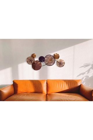 Wanddecoratie - 79 x 35 cm - Bronskleurig