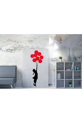 Wanddecoratie "Flying balloon girl" - Banksy - 50 x 70 cm