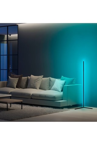 Staanlamp Lumos - Zwart en Blauw - 60 W