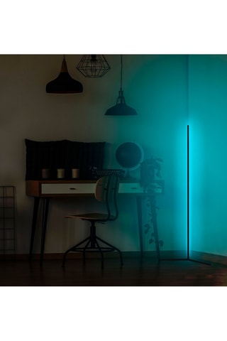 Staanlamp Lumos - Zwart en Blauw - 60 W