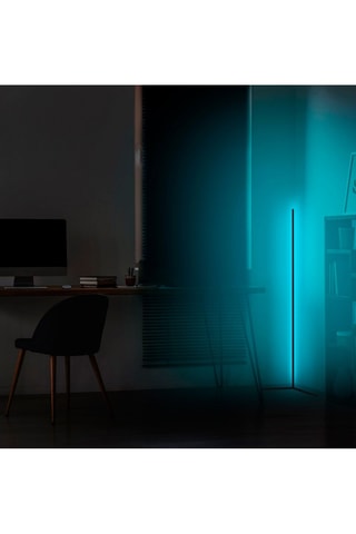 Staanlamp Lumos - Zwart en Blauw - 60 W