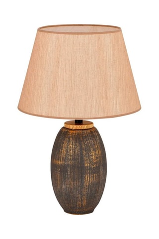 Tafellamp TM169 - Bruin en Goudkleurig