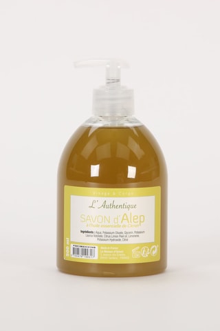 Vloeibare Aleppozeep met Essentiële Olie citroen - 500 ml