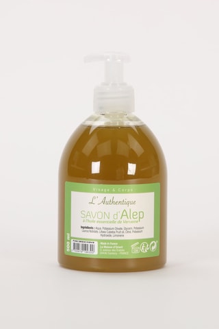 Vloeibare Aleppozeep met Essentiële Olie Verbena - 500 ml