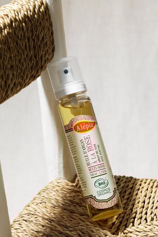 Aceite de argán ecológico con rosa - 100 ml