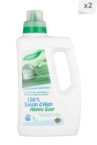 Detergente líquido con jabón de Alepo ultraconcentrado - 1 l