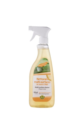 Limpiador multisuperficies con jabón de Alepo -  50 cl