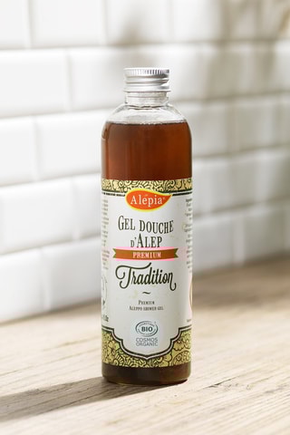 Gel de ducha de Alepo Tradition prémium - Aceite de oliva y laurel ecológico - 250 ml