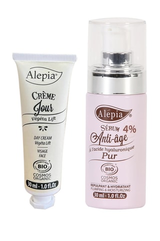 Sérum antiedad ecológico y crema de día Végéta Lift ecológica - 2 x 30 ml