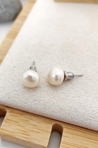 Oorbellen - Parelmoer