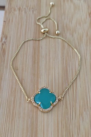 Armband - Zirkonia’s en Parelmoer