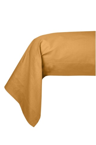 Taie de traversin en coton biologique - Curry