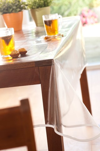 Nappe antitache rectangulaire Plastification - Transparent
