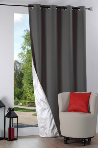 Rideau isolant Nelson - Anthracite - 135 x 240 cm
