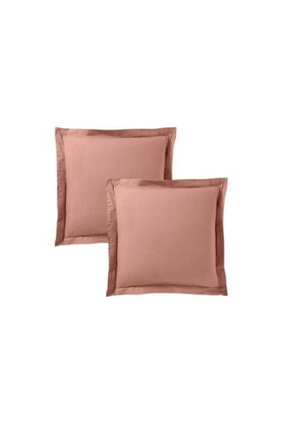 Taie d'oreiller en coton 57 fils/cm² - Vieux rose