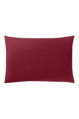 Taie d'oreiller en coton 57 fils/cm² - Bordeaux