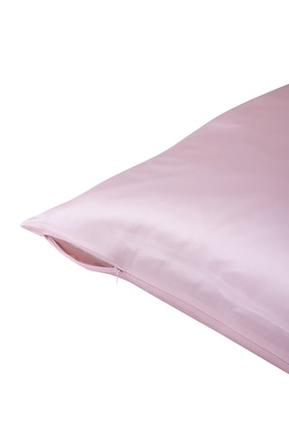 Taie d'oreiller en soie - Rose
