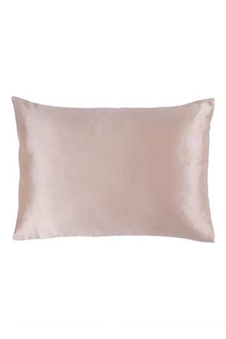 Taie d'oreiller en soie - Champagne