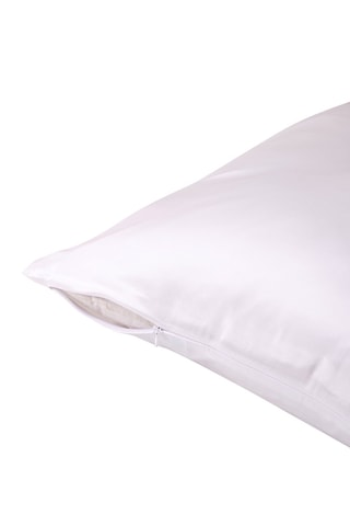 Taie d'oreiller en soie - Ivoire