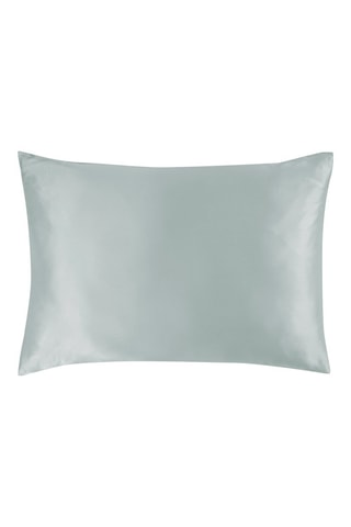 Taie d'oreiller en soie - sauge - 50 x 70 cm