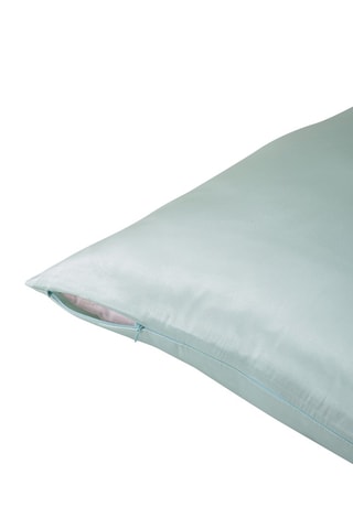 Taie d'oreiller en soie - sauge - 50 x 70 cm