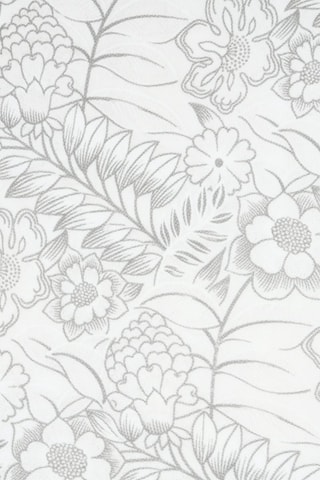 Protège-matelas Sieste - Blanc et gris