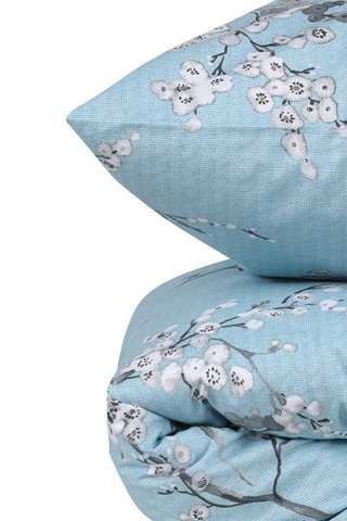 Parure de couette en coton renforcé Chicory - Bleu