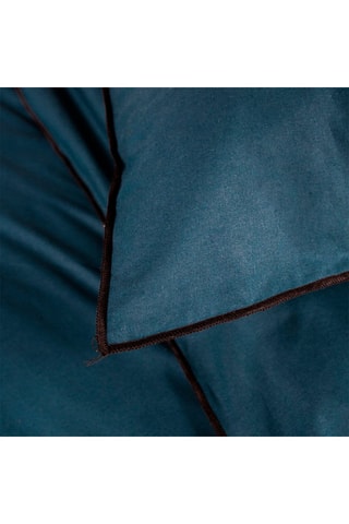 Parure de couette en coton 57 fils/cm² Hotel Tropik Plaza - Bleu foncé