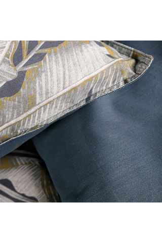 Parure de couette en coton Sunshine - Vert et bleu